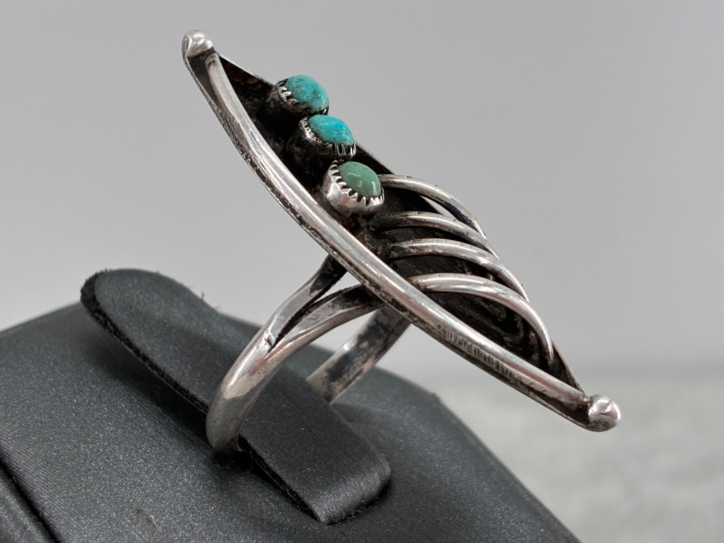 Rescued "D.A. Dishta" Turquoise Ring - Size 5.5