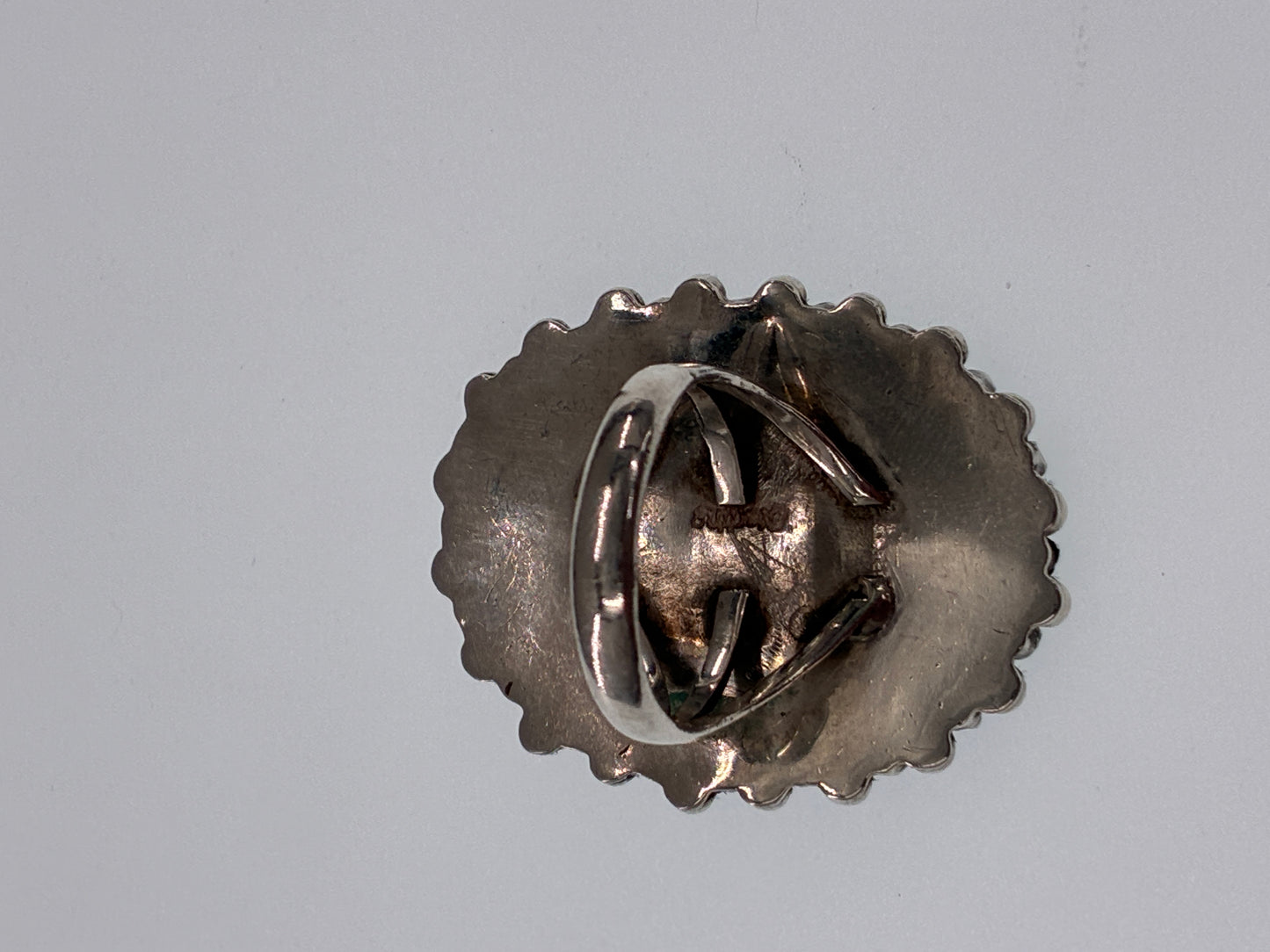 Black Onyx Needlepoint Rescued Only Ring