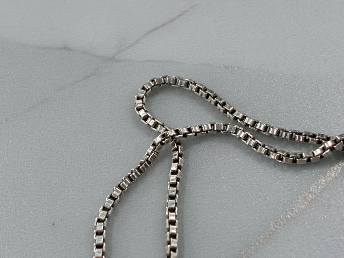 Turquoise in Sterling Silver Cross Necklace