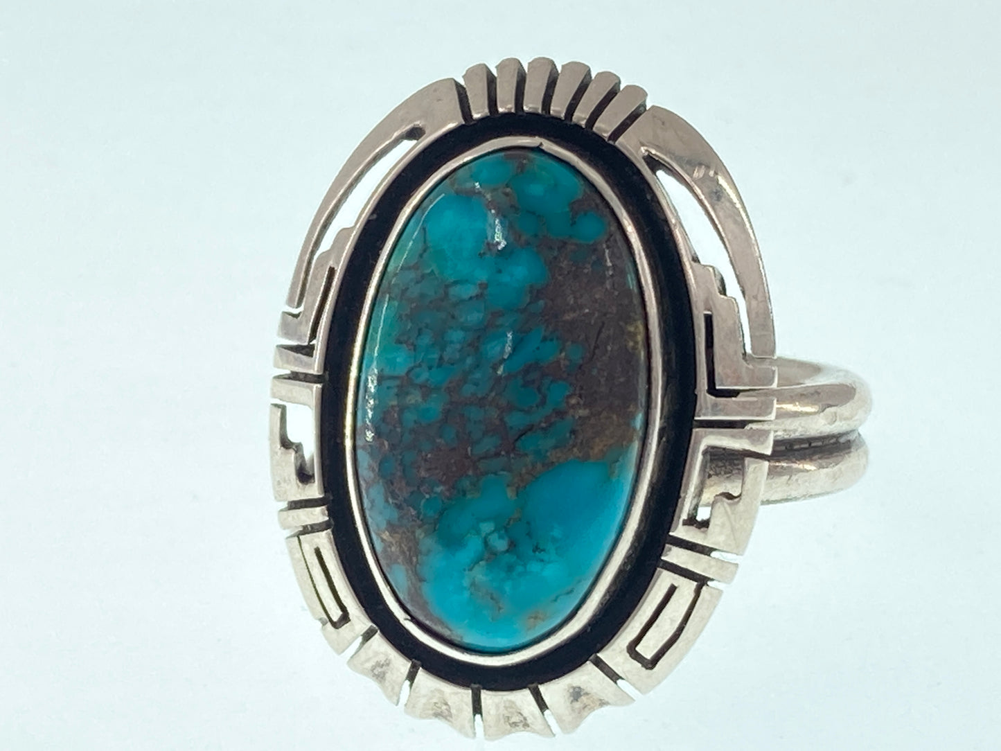 Double Banded Sonoran Gold Turquoise Ring