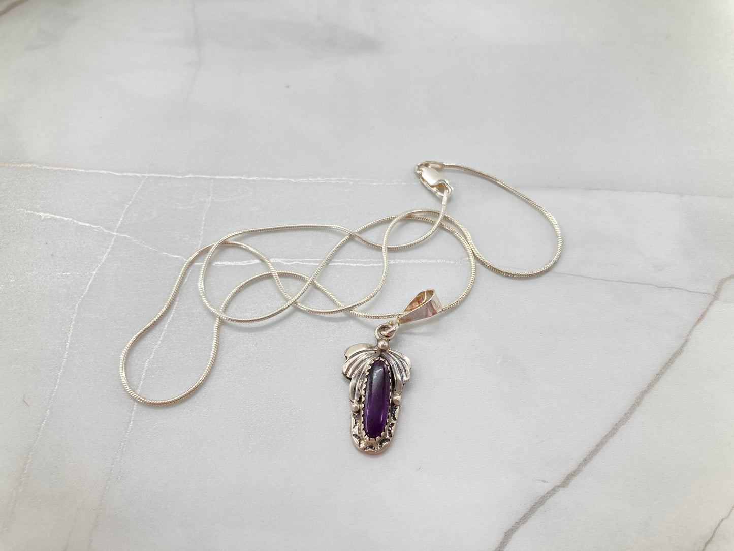 Deep Purple Sugilite Necklace