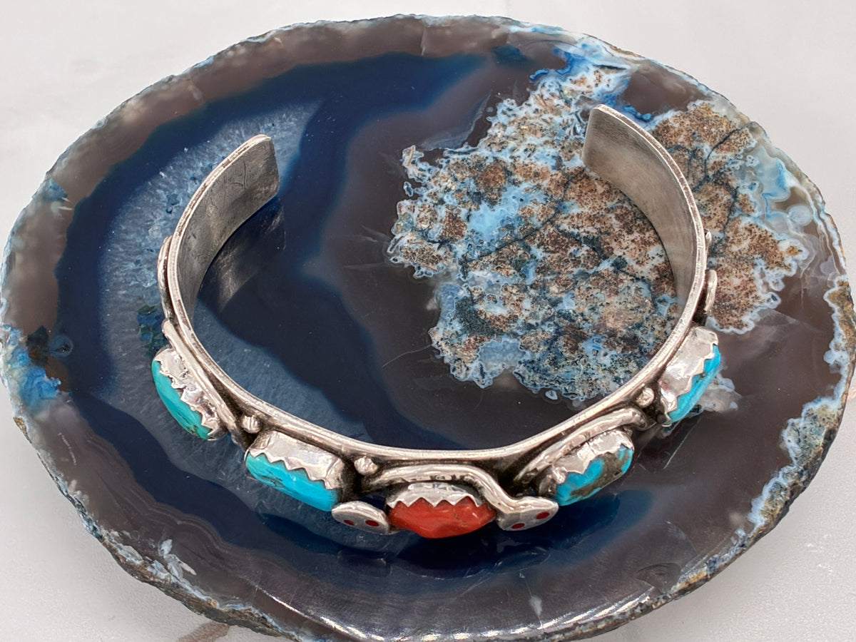 Reborn "Suni Effie Calavaza" Sterling Silver Snake Cuff