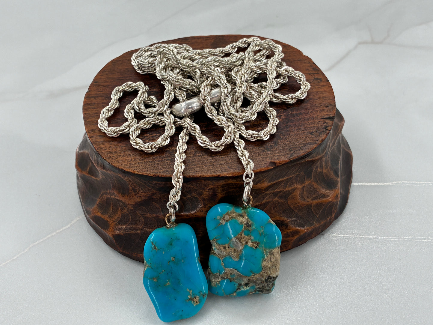 Turquoise Bolo Necklace