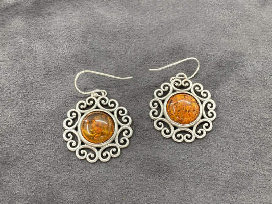 "O"riginal Amber Earrings