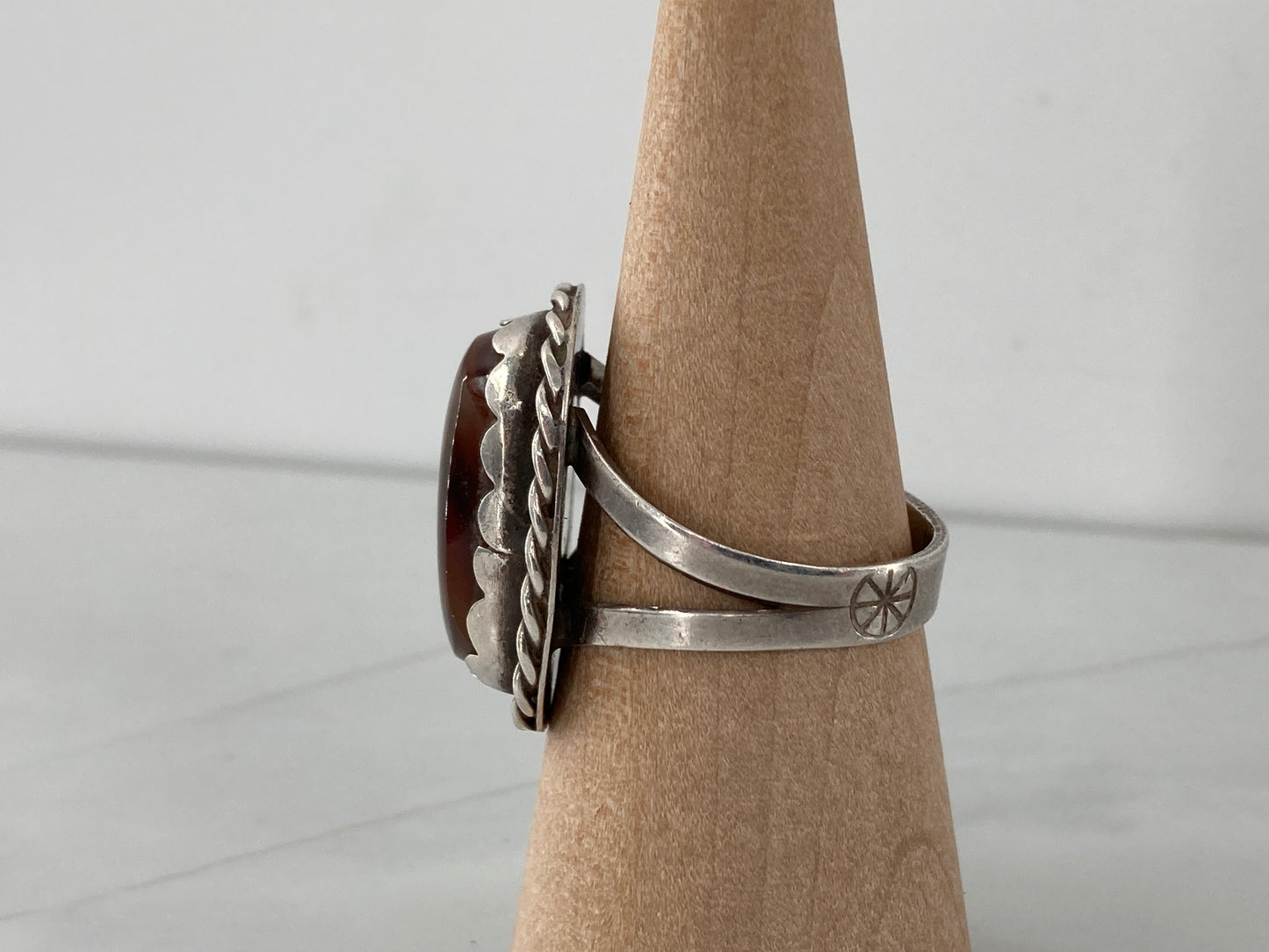 Vintage Fire Agate Ring