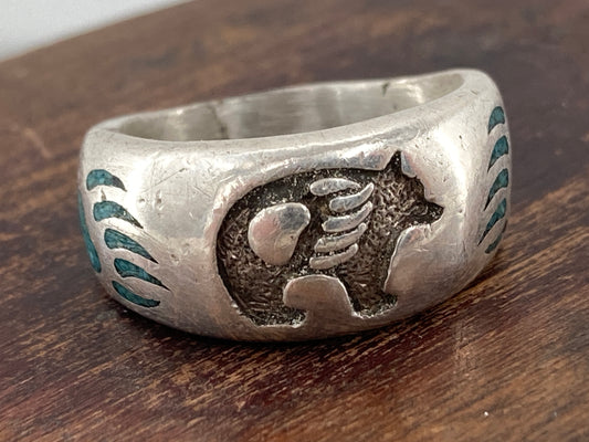 Turquoise Bear Ring