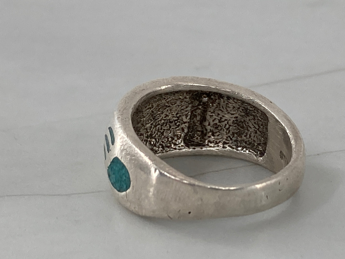Turquoise Bear Ring