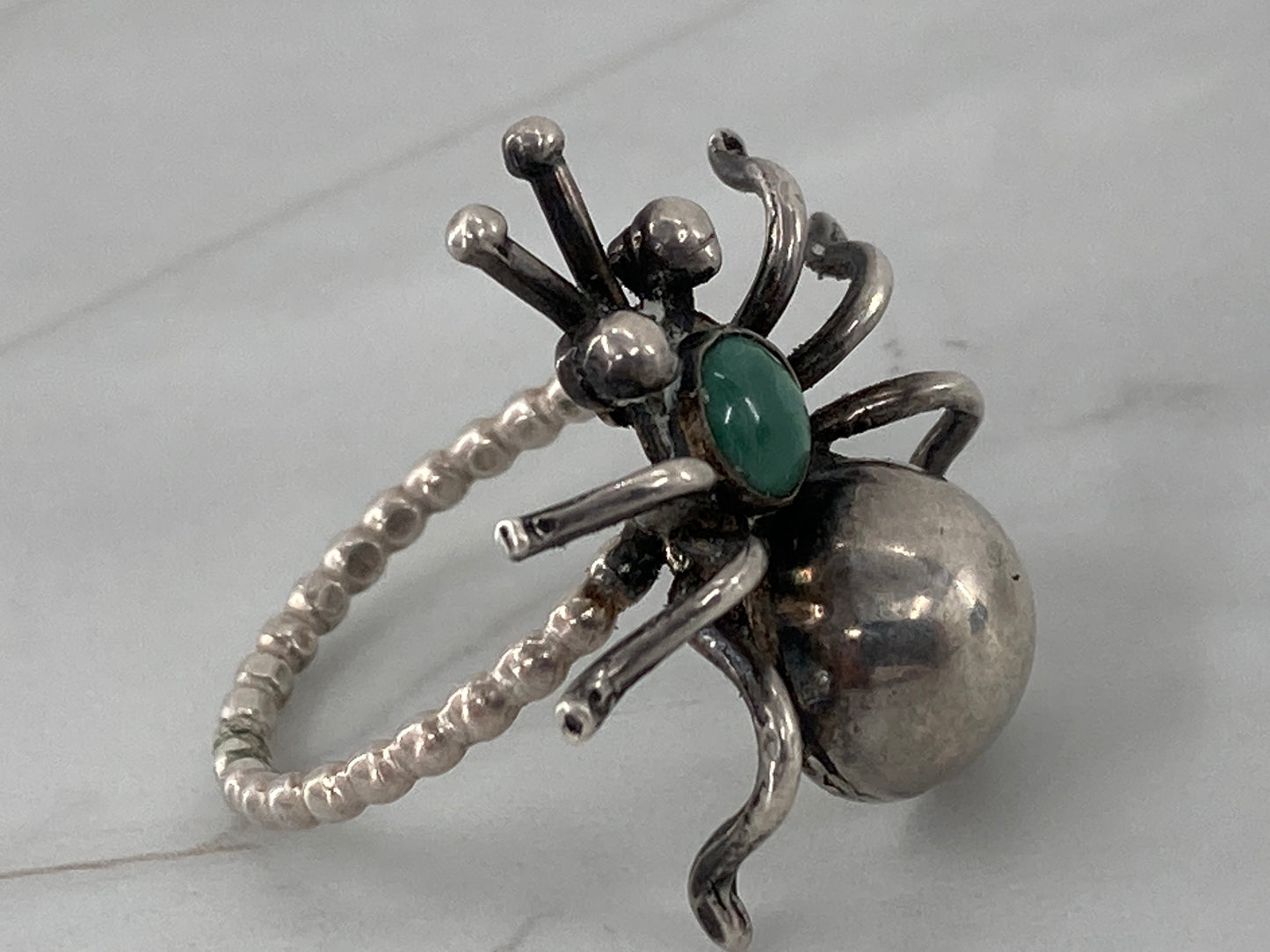 Spider Turquoise Ring