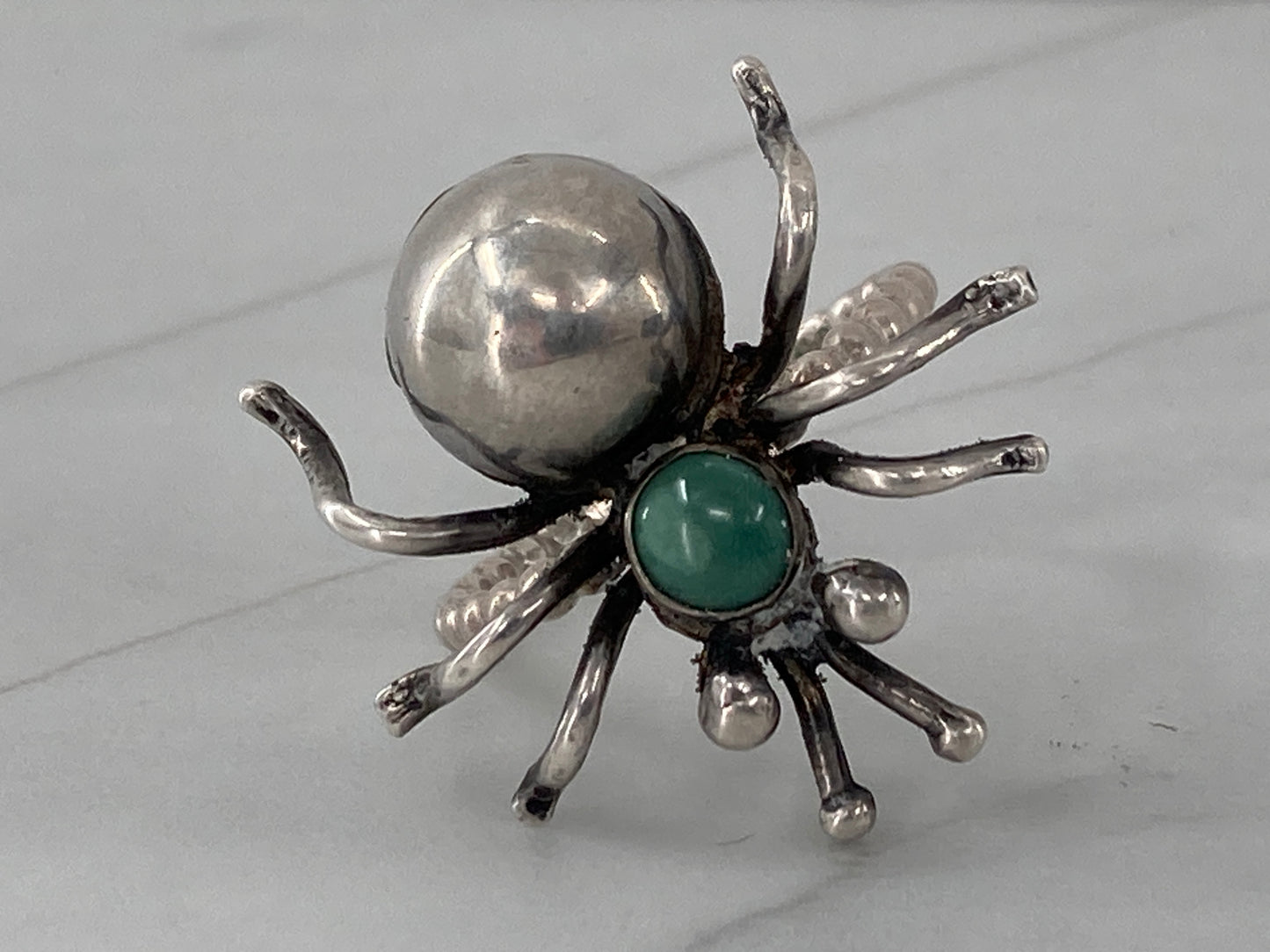 Spider Turquoise Ring