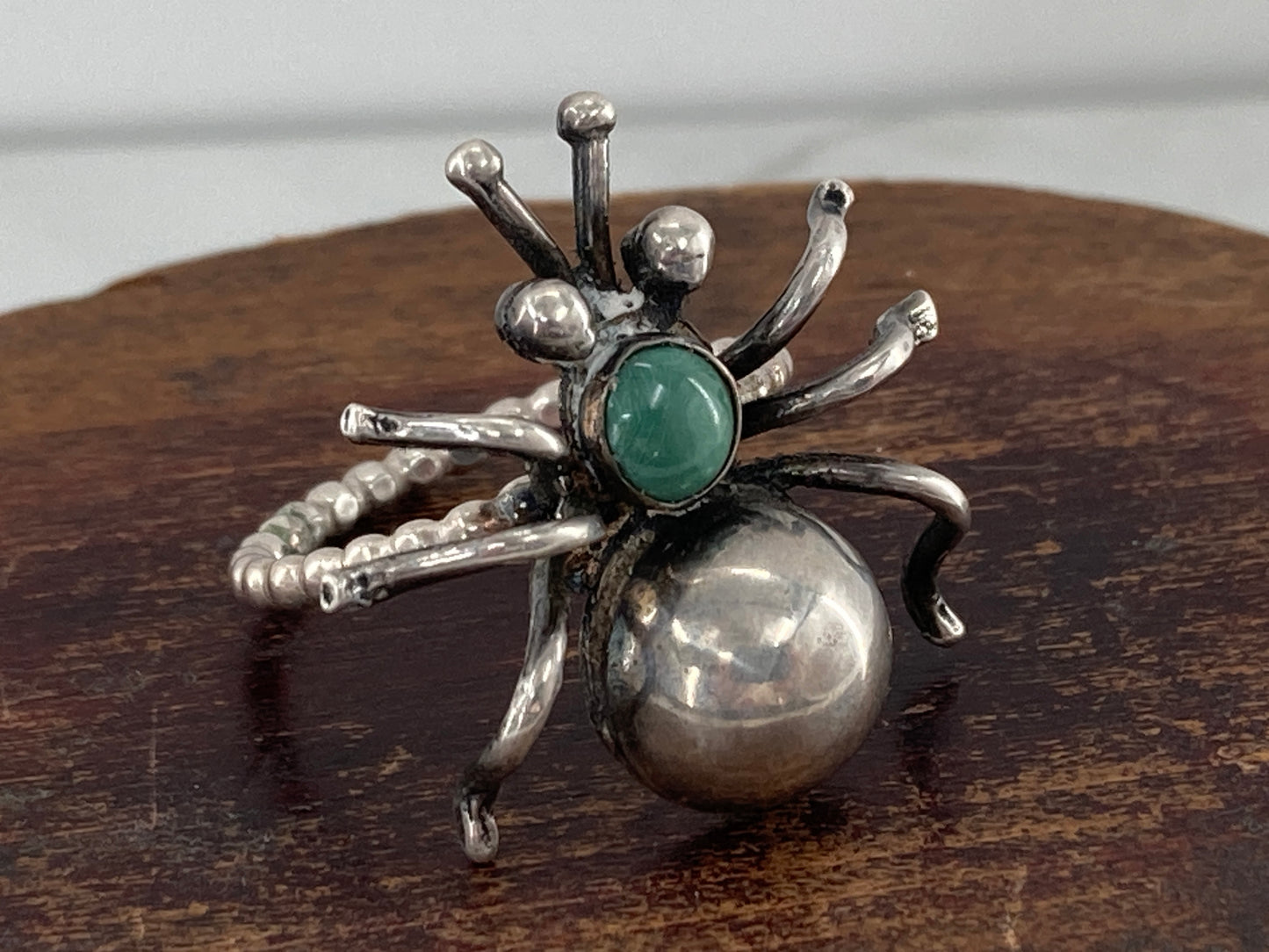 Spider Turquoise Ring