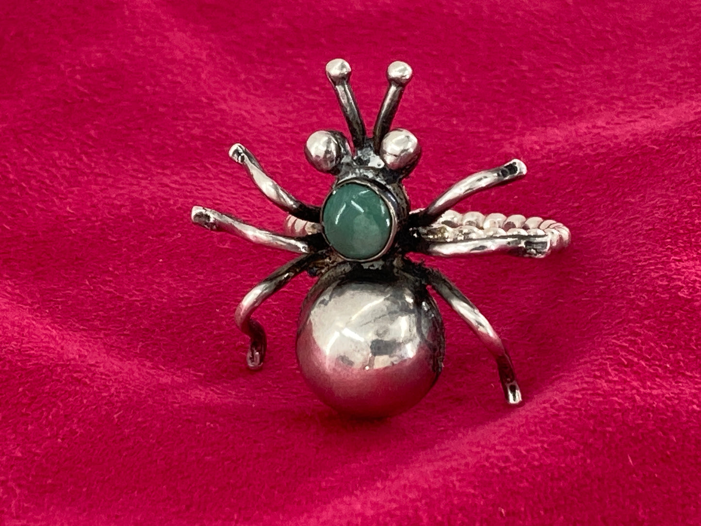 Spider Turquoise Ring