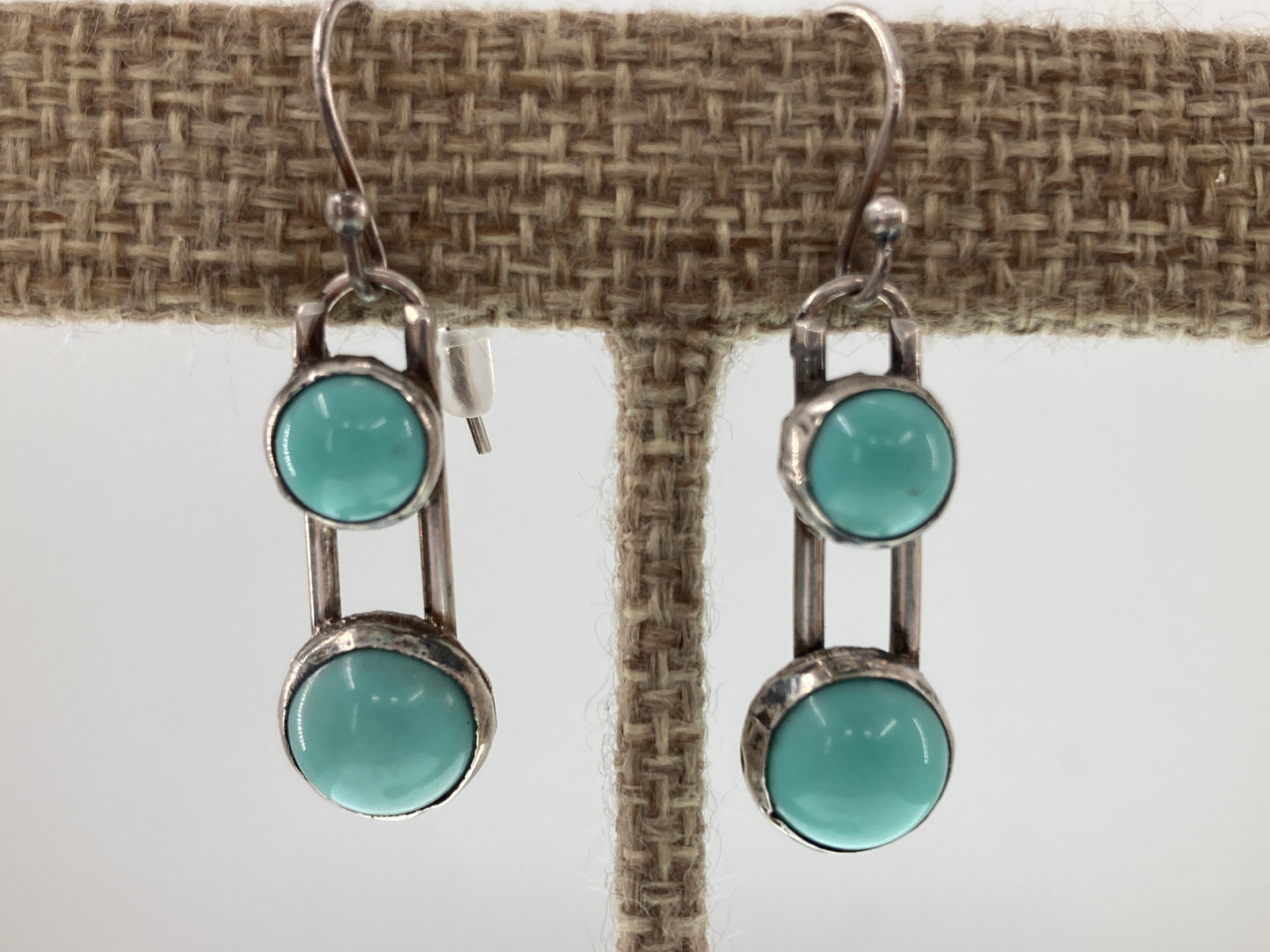Turquoise 'Ball and Chain' Earrings