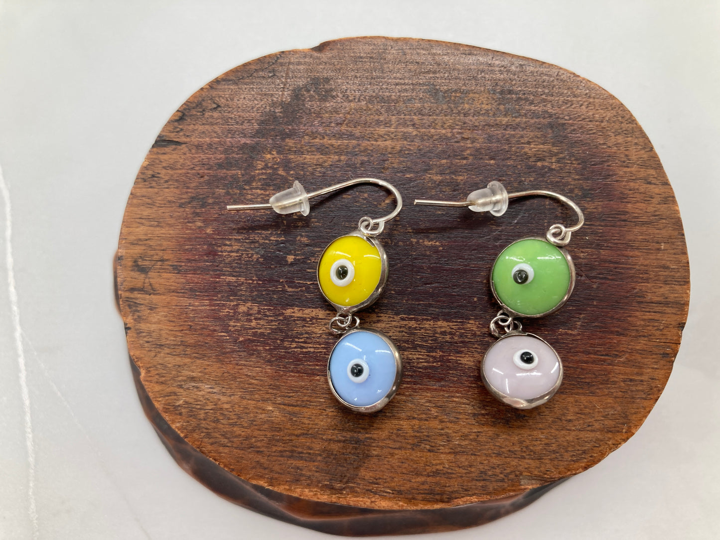 2 Evil Eyes Earrings
