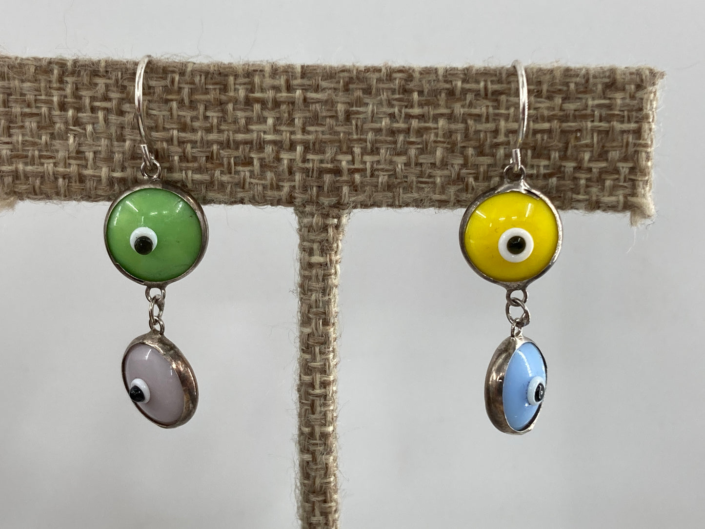 2 Evil Eyes Earrings