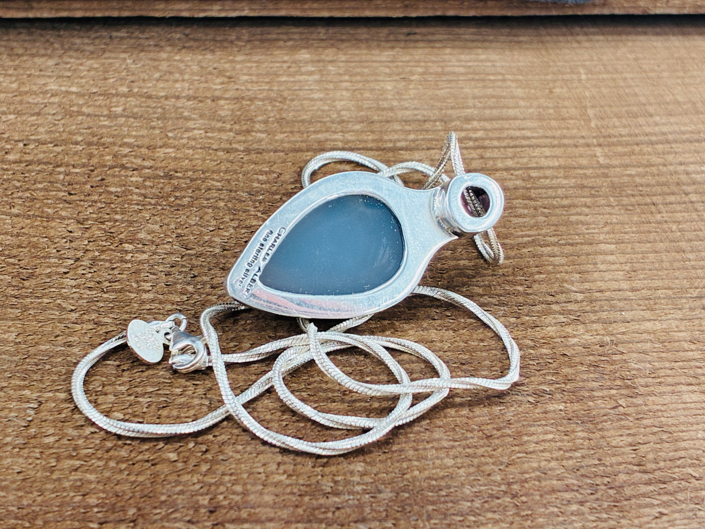 Charles Albert "Mystery" Necklace -Amethyst and Titanium Fumed Druzy