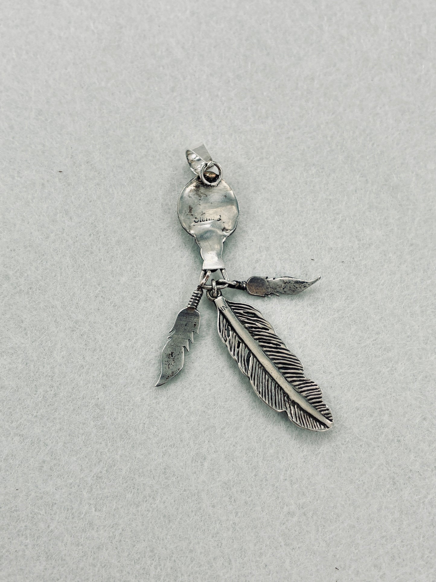 Onyx and Turquoise Watch Tab-to-Fab Pendant