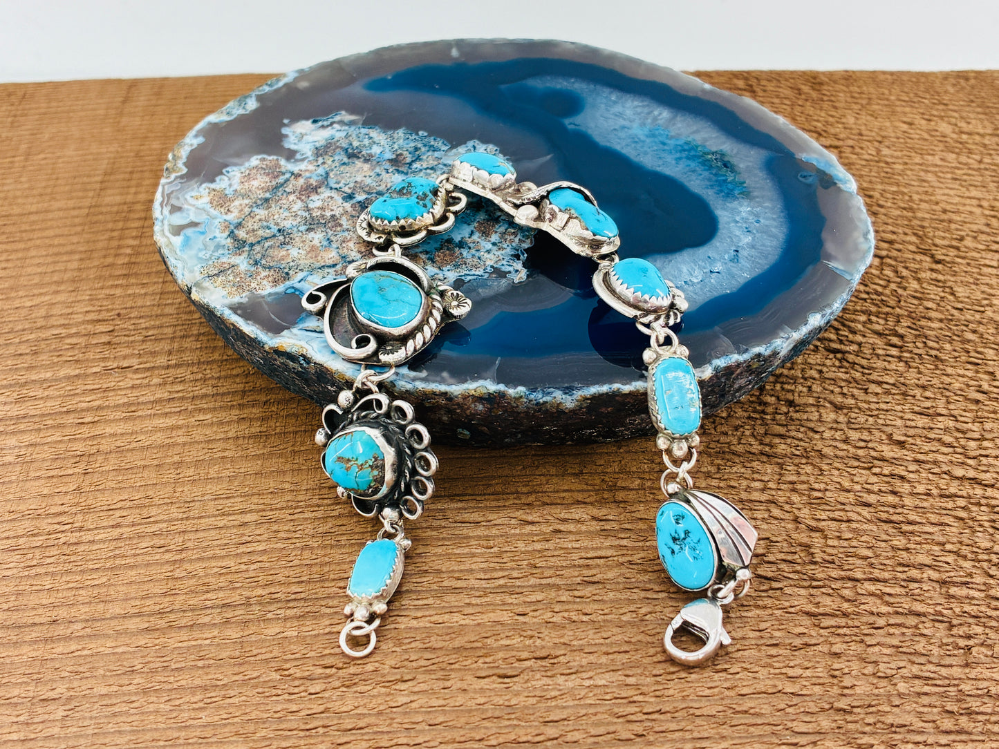 Turquoise Impossible Bracelet - Native Navaho/Vintage American
