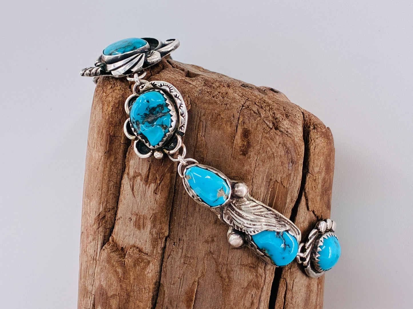 Turquoise Impossible Bracelet - Native Navaho/Vintage American