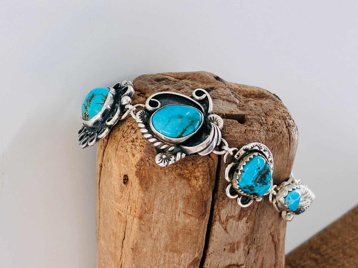 Turquoise Impossible Bracelet - Native Navaho/Vintage American