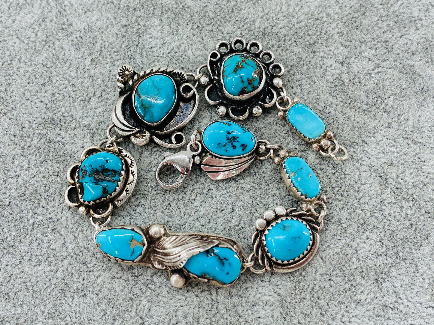 Turquoise Impossible Bracelet - Native Navaho/Vintage American