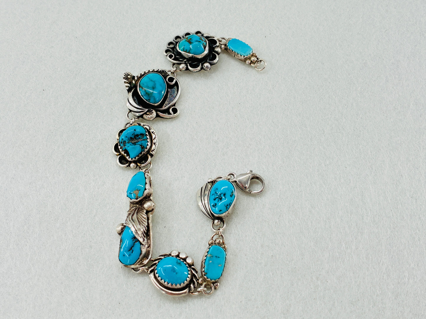 Turquoise Impossible Bracelet - Native Navaho/Vintage American