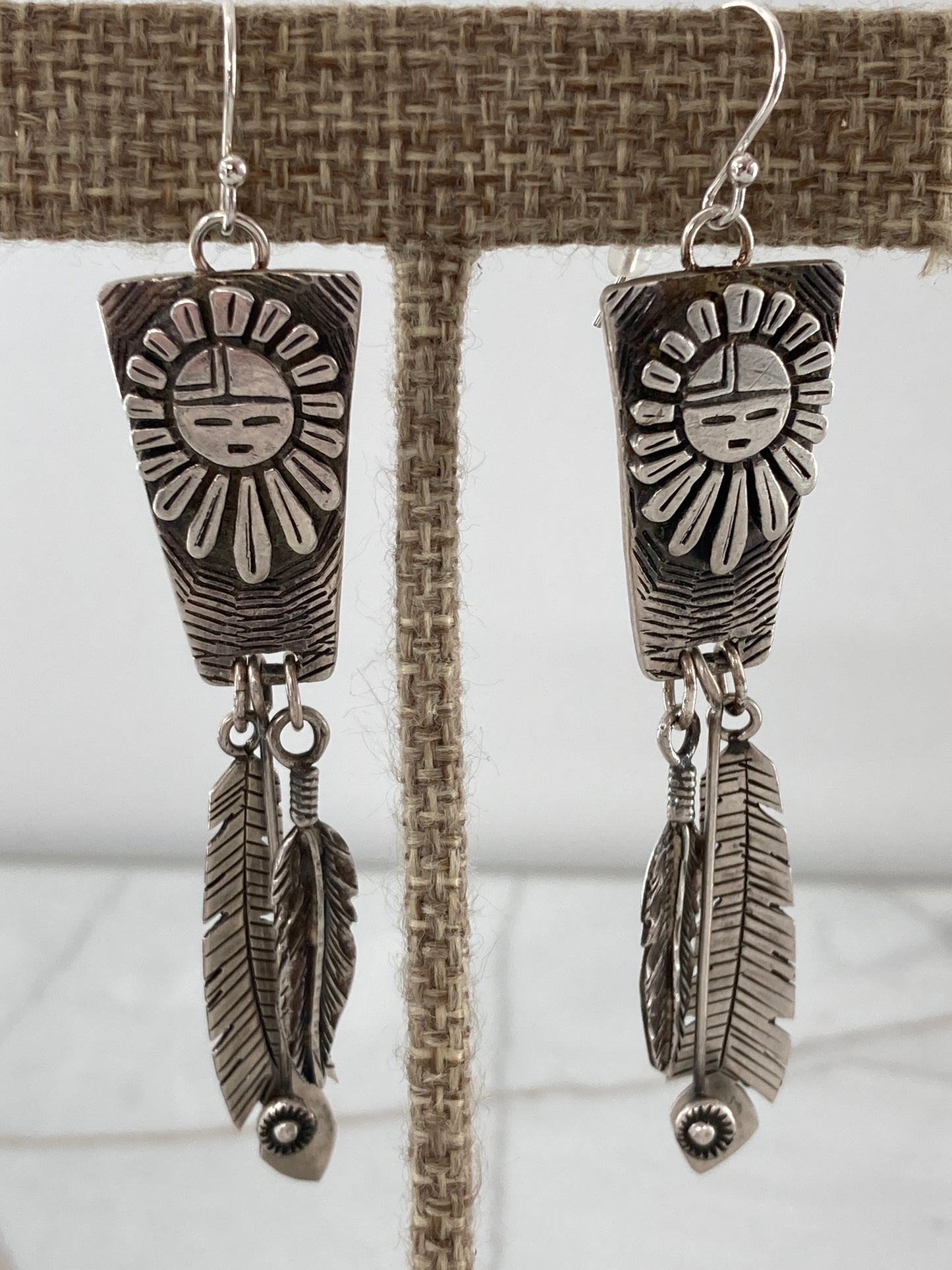 Sun Feather Tab-to-Fab Earrings