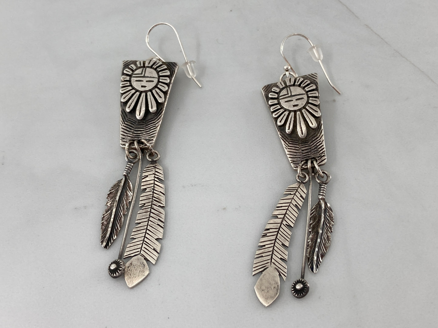 Sun Feather Tab-to-Fab Earrings