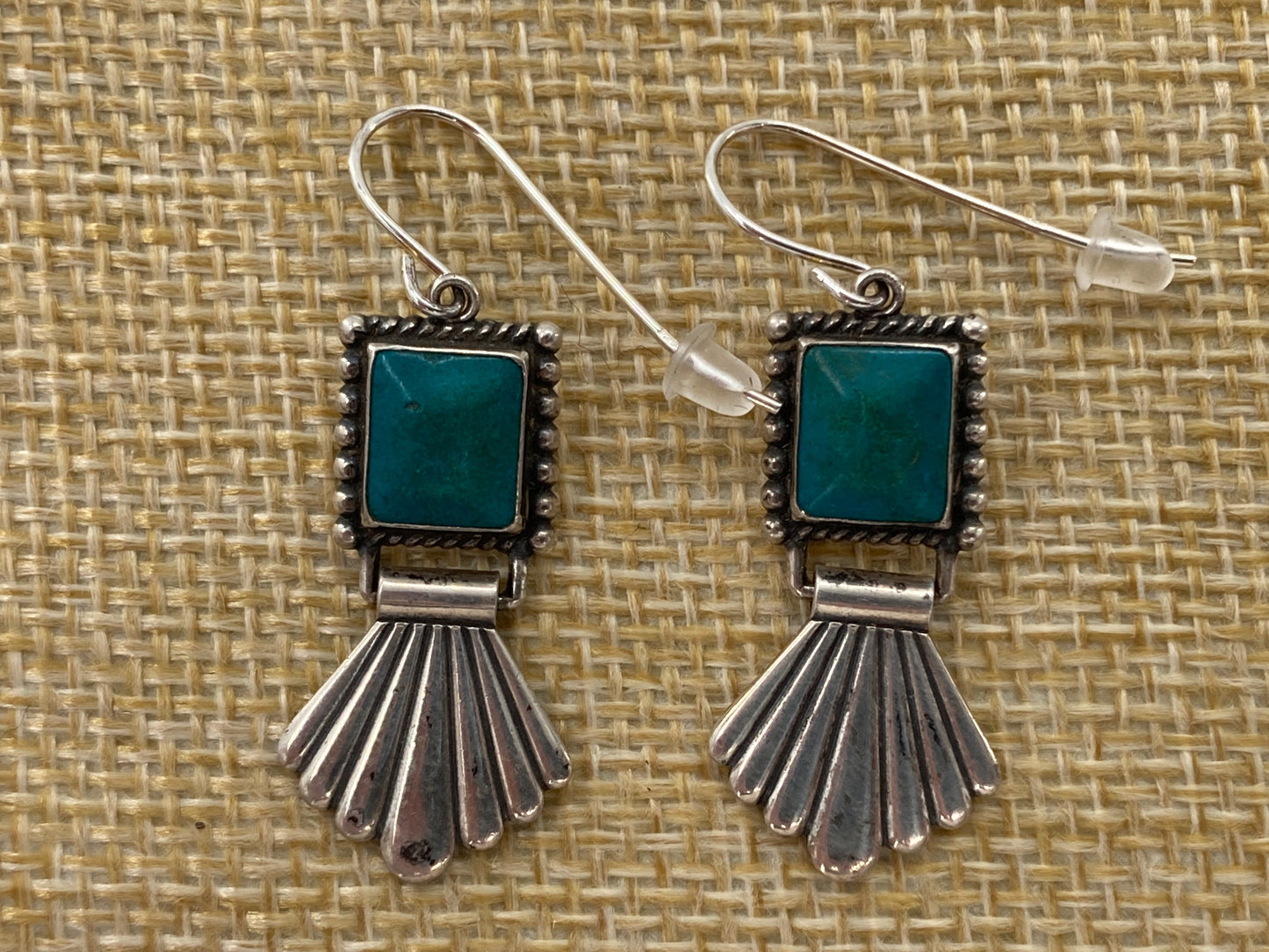 Azurite South American Earrings