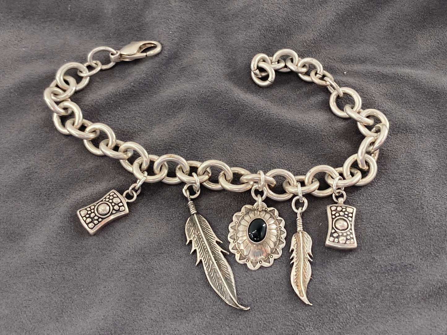 Onyx Weighted Bracelet