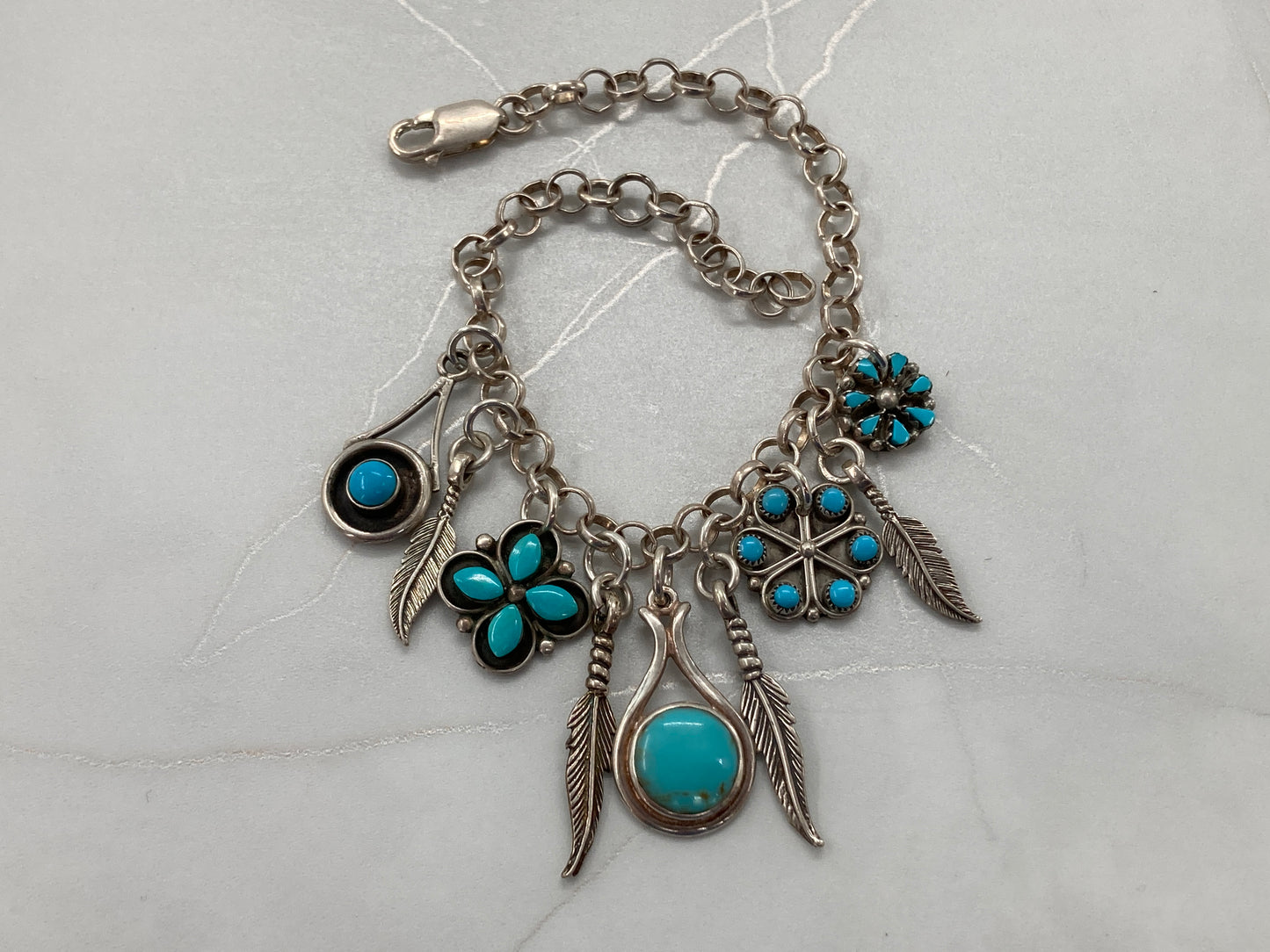 Impossible Turquoise Charm Bracelet