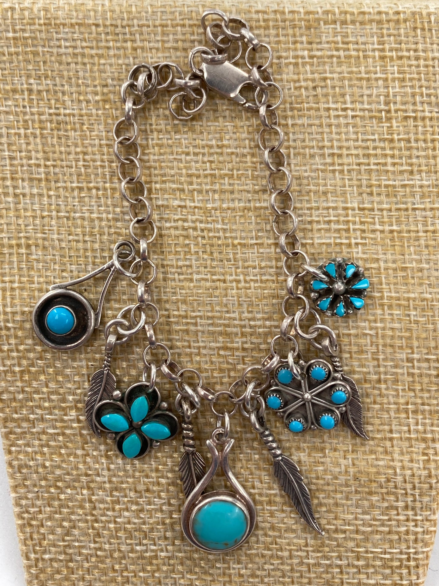 Impossible Turquoise Charm Bracelet