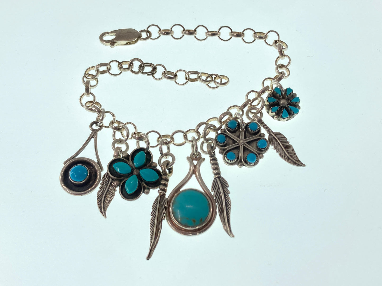 Impossible Turquoise Charm Bracelet