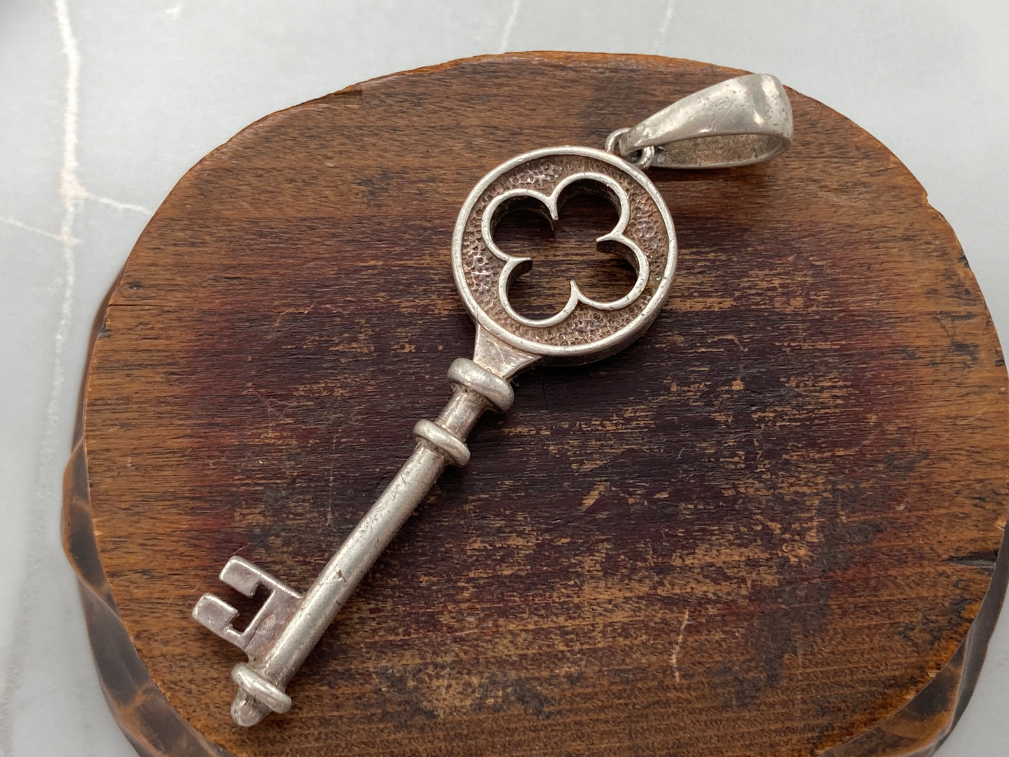 Sterling Silver Key Pendant