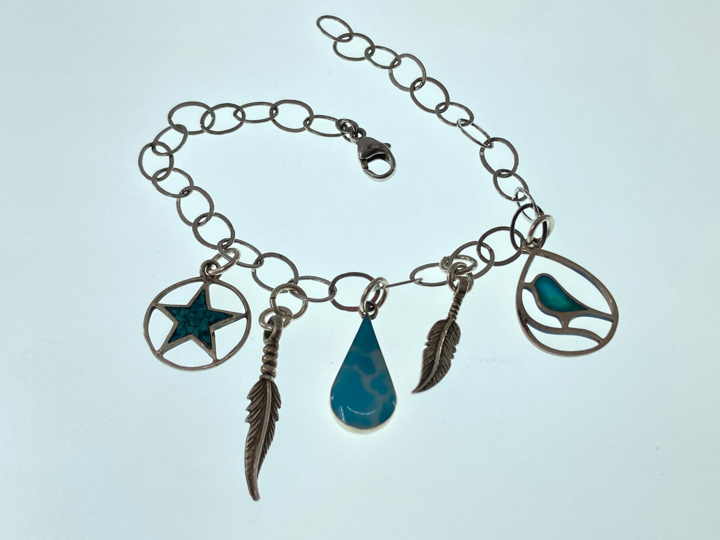 Larimar & Turquoise Chip Bracelet