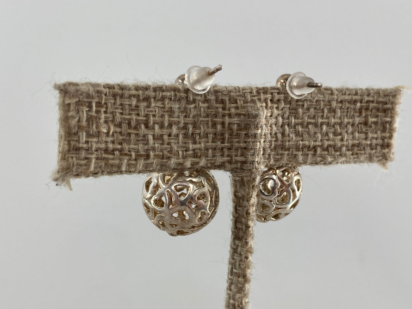 Cage of Love Post Earrings