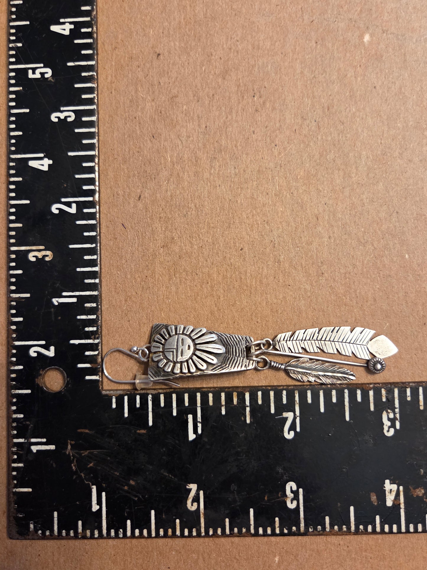 Sun Feather Tab-to-Fab Earrings