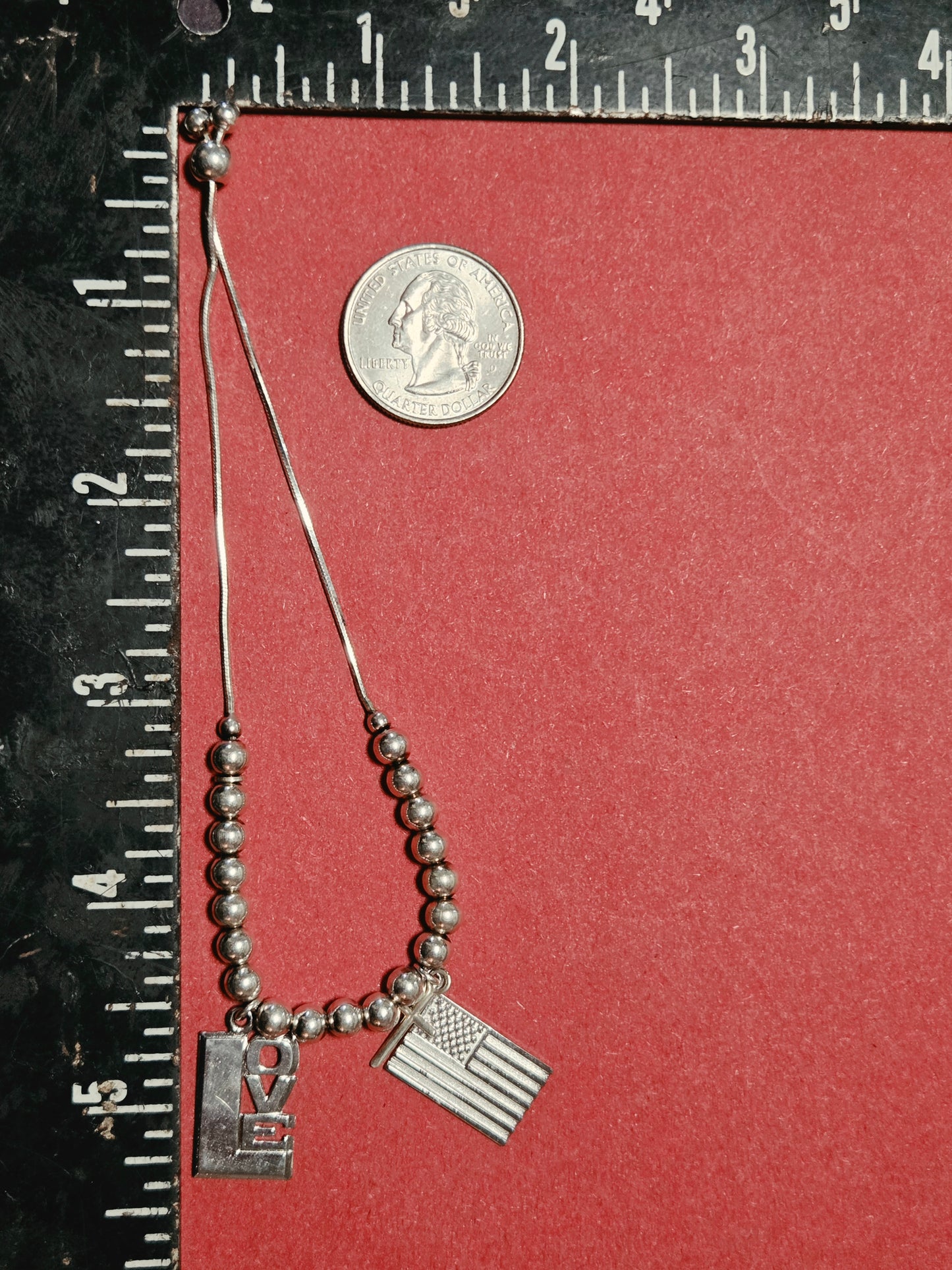 'God. Love. America.' Bolo Bracelet