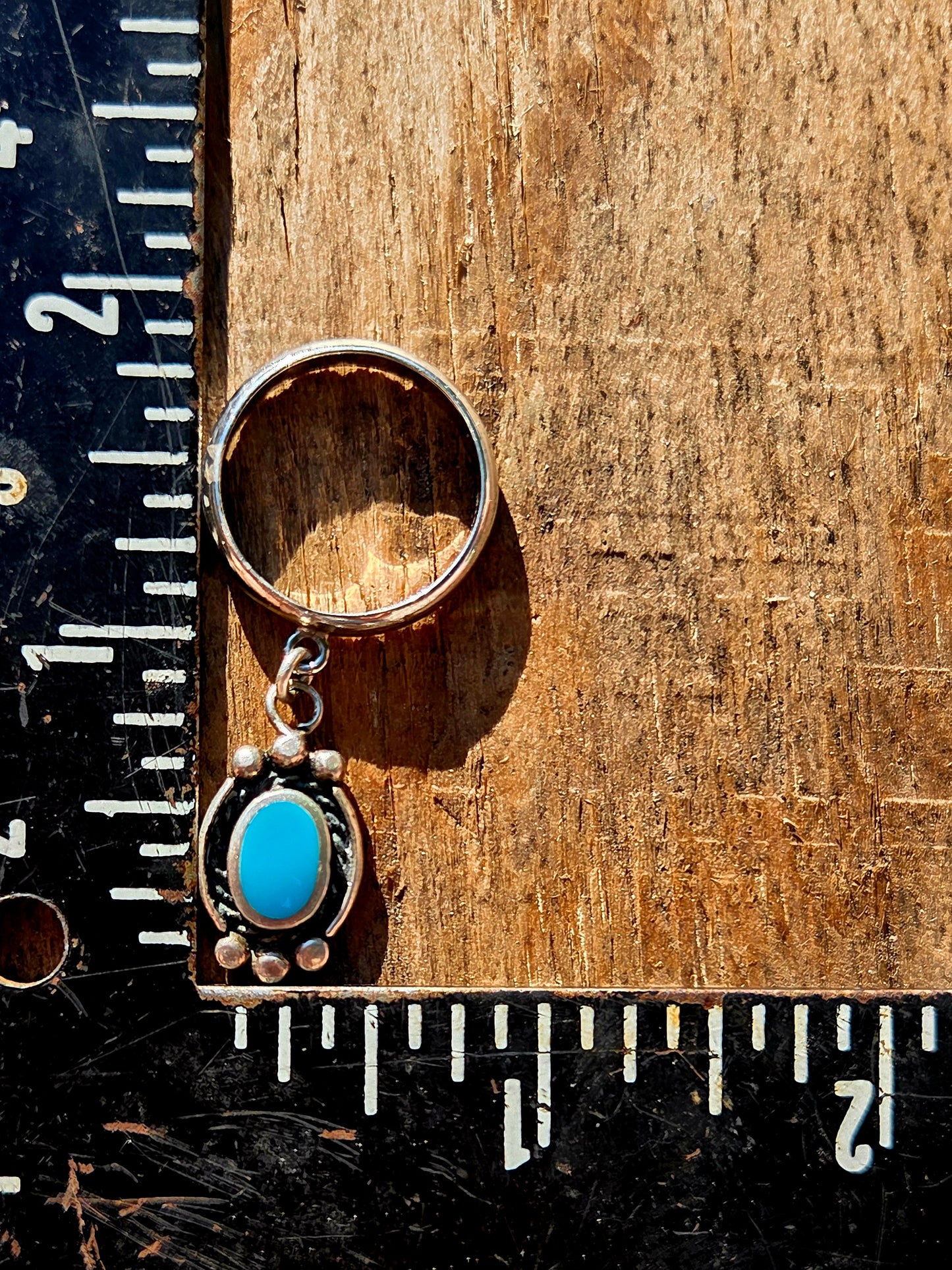 Turquoise Dust Charm Ring