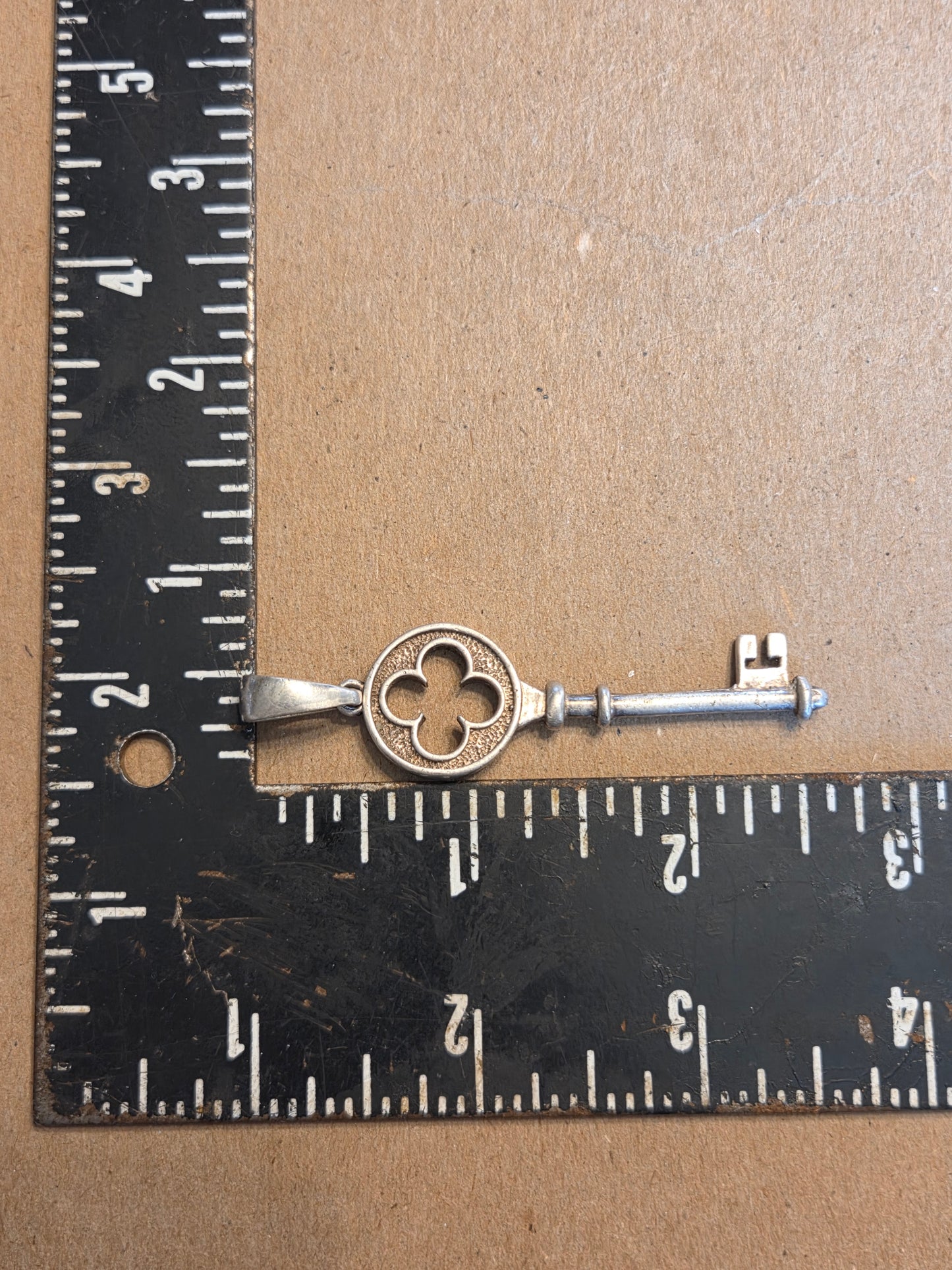 Sterling Silver Key Pendant
