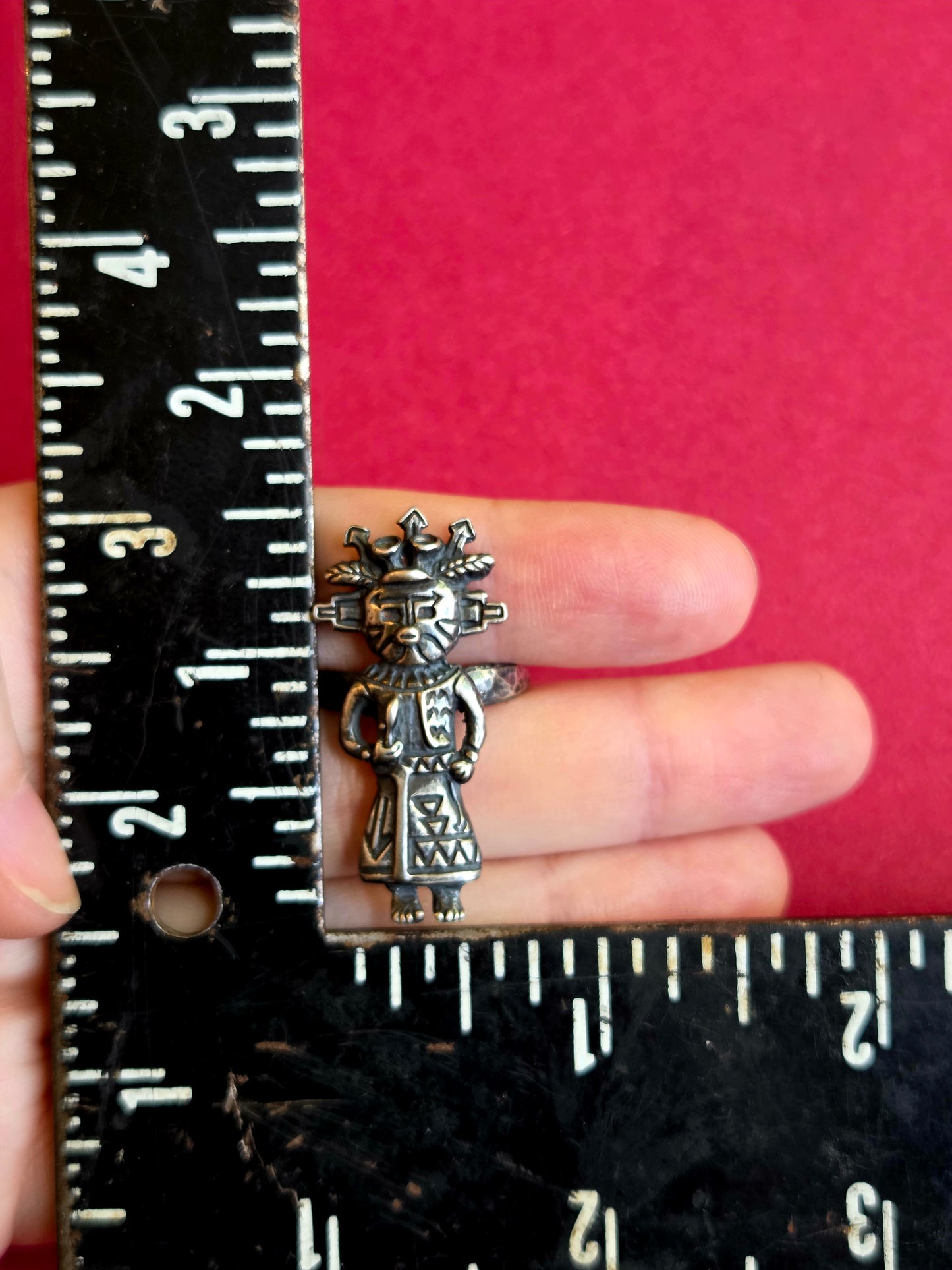 Native American Kachina Doll Ring