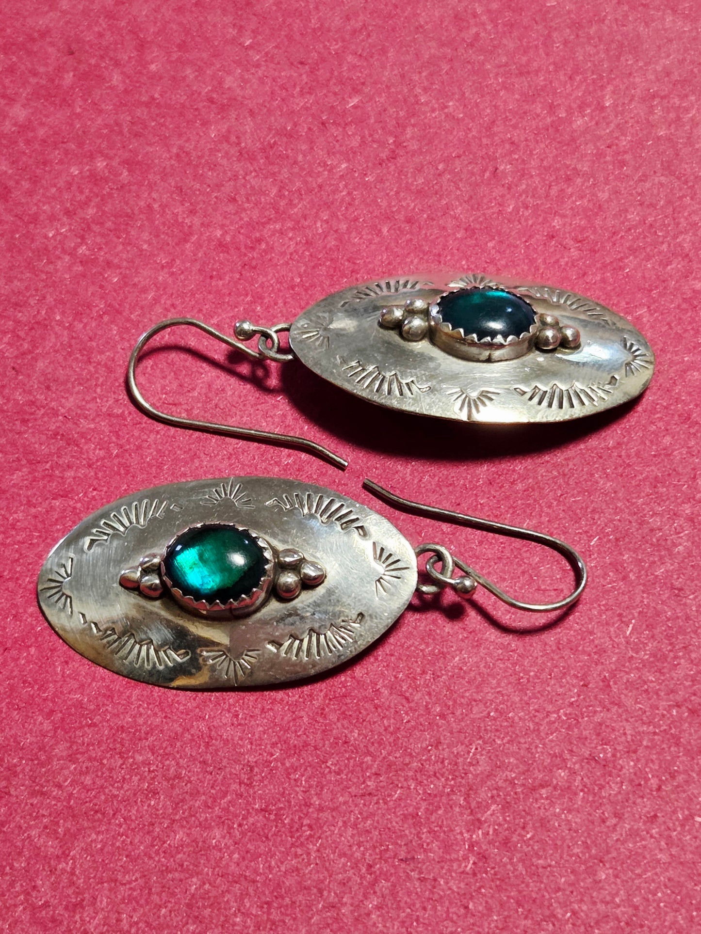 Abalone Sterling Silver Earrings
