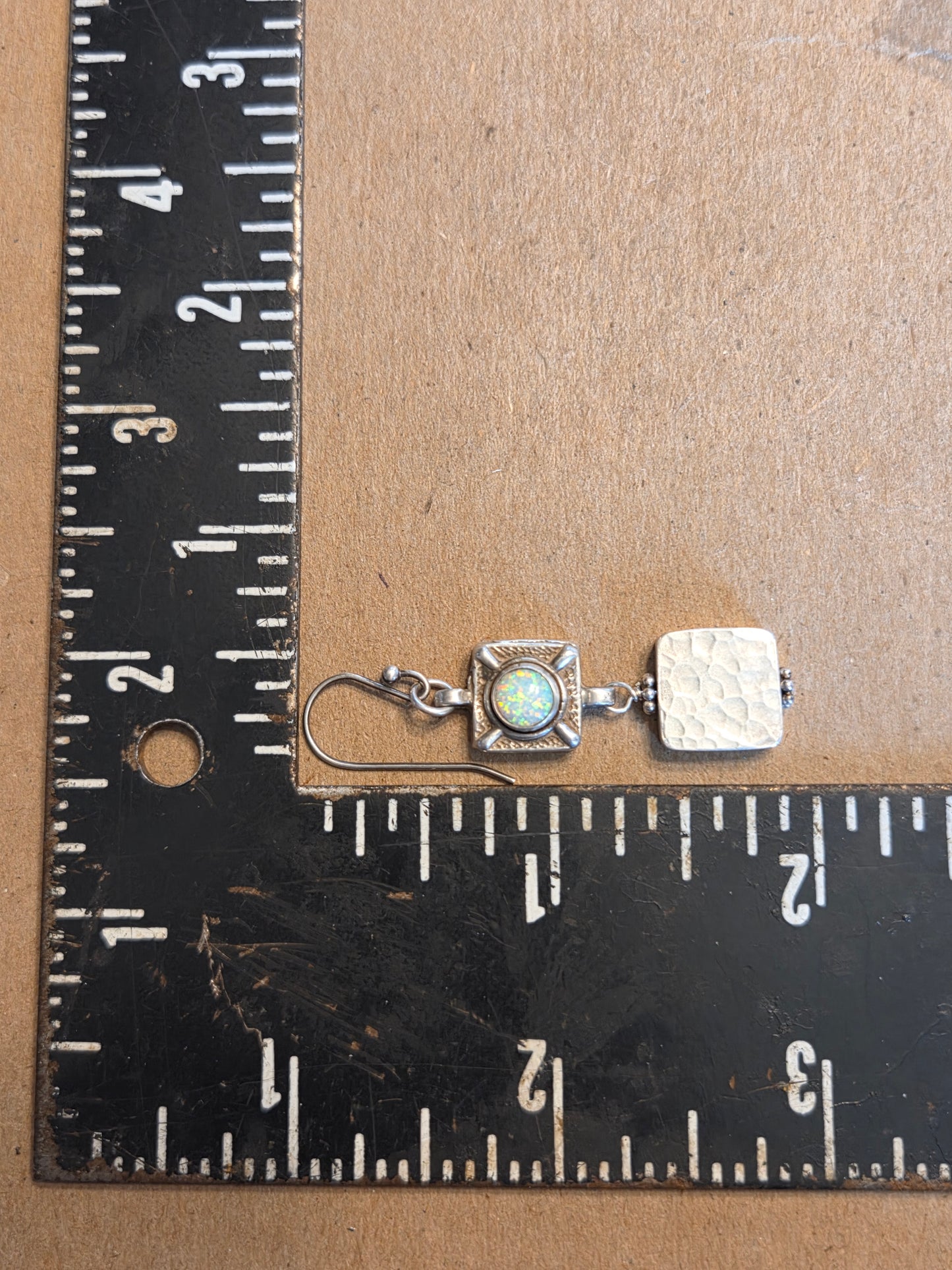Square Opalite Earrings #2