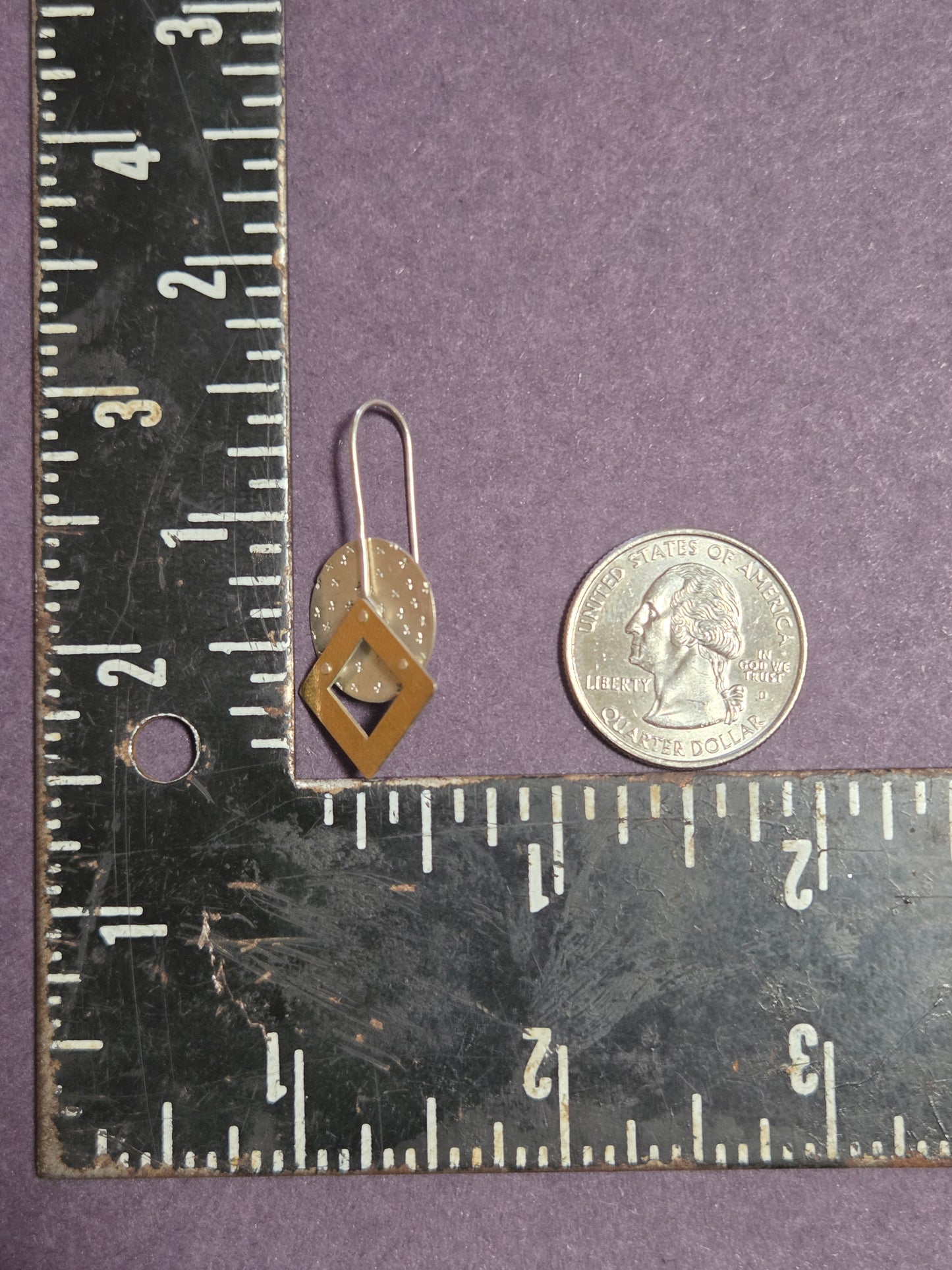 Geometric Sterling Silver Rescue Only Earrings