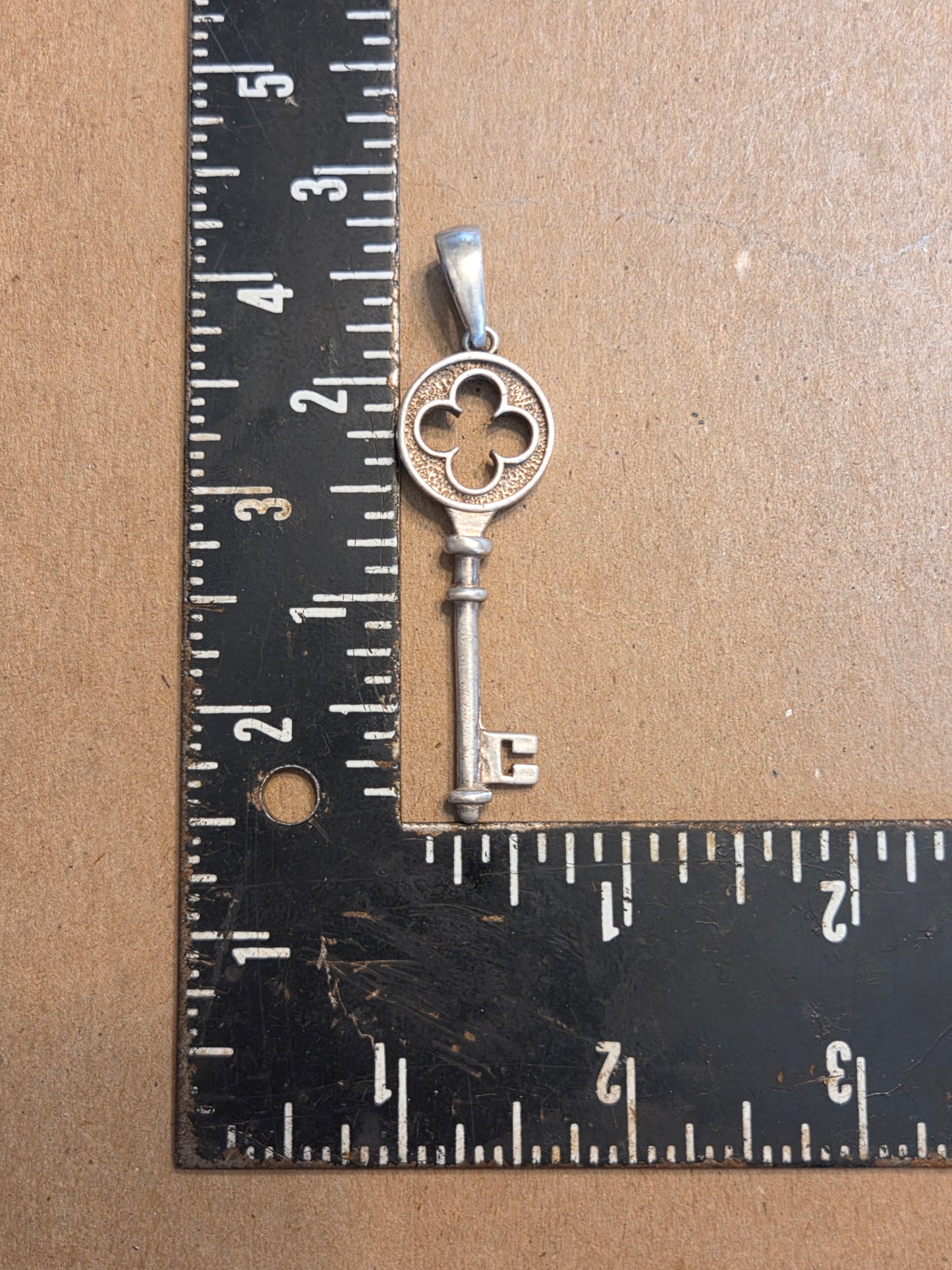 Sterling Silver Key Pendant