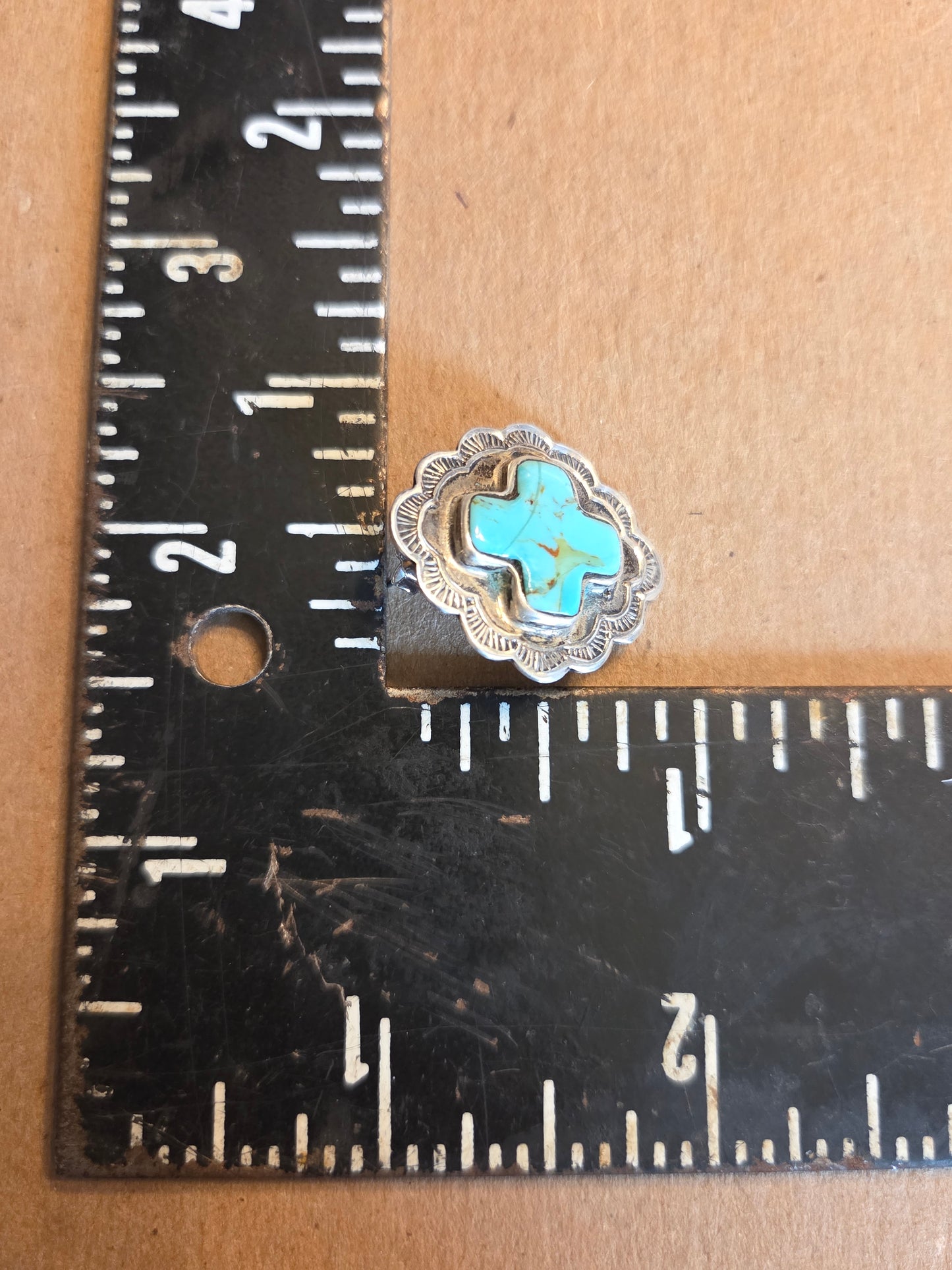 Reconstituted Turquoise Post Earrings