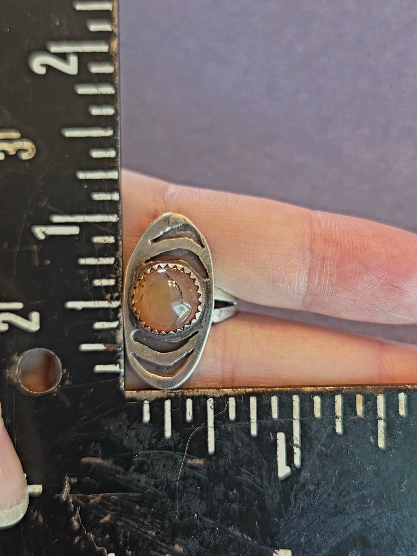 Mexican Fire Opal Ring