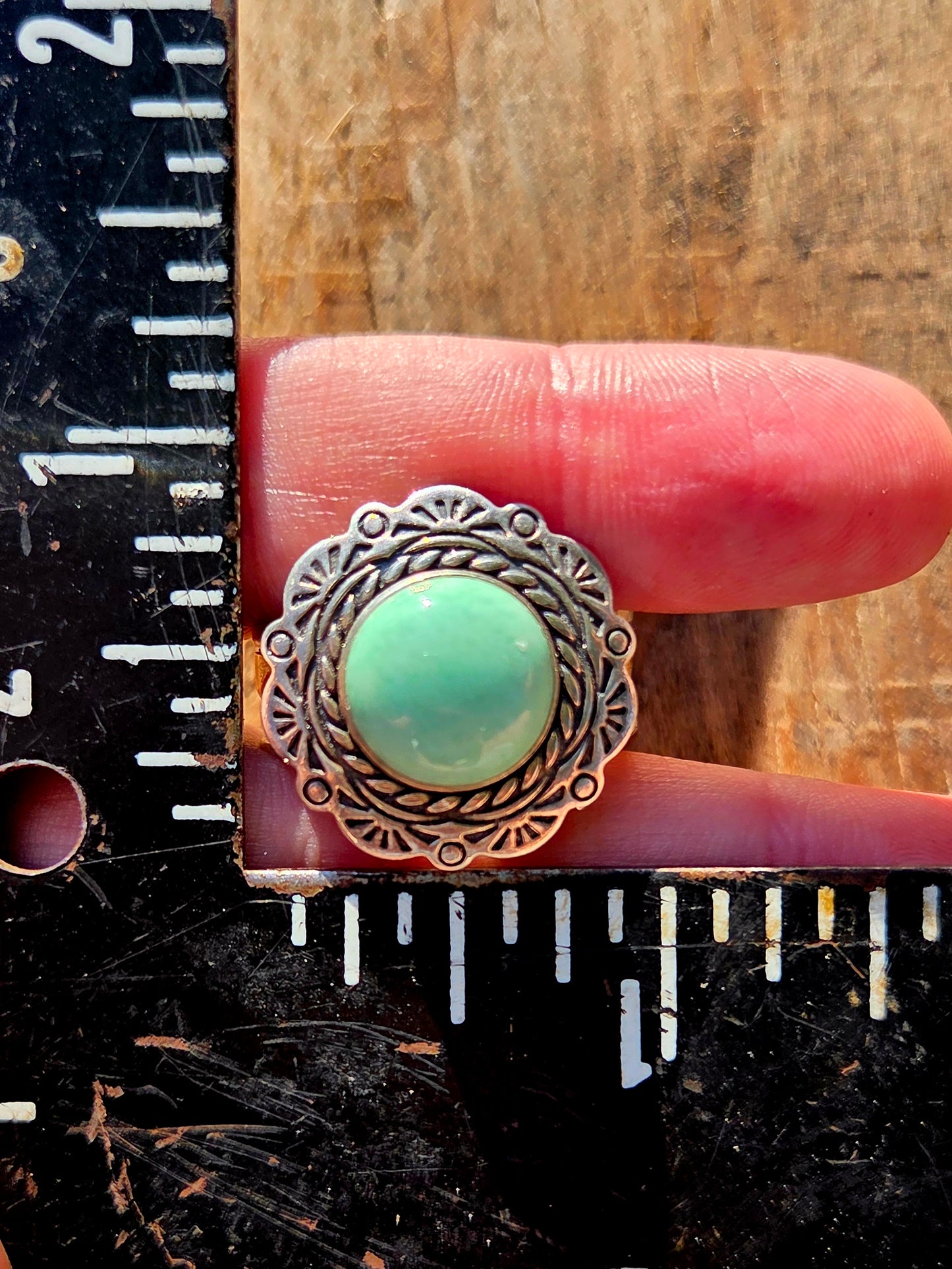 Jadeite and 14K Gold Mountain Ring