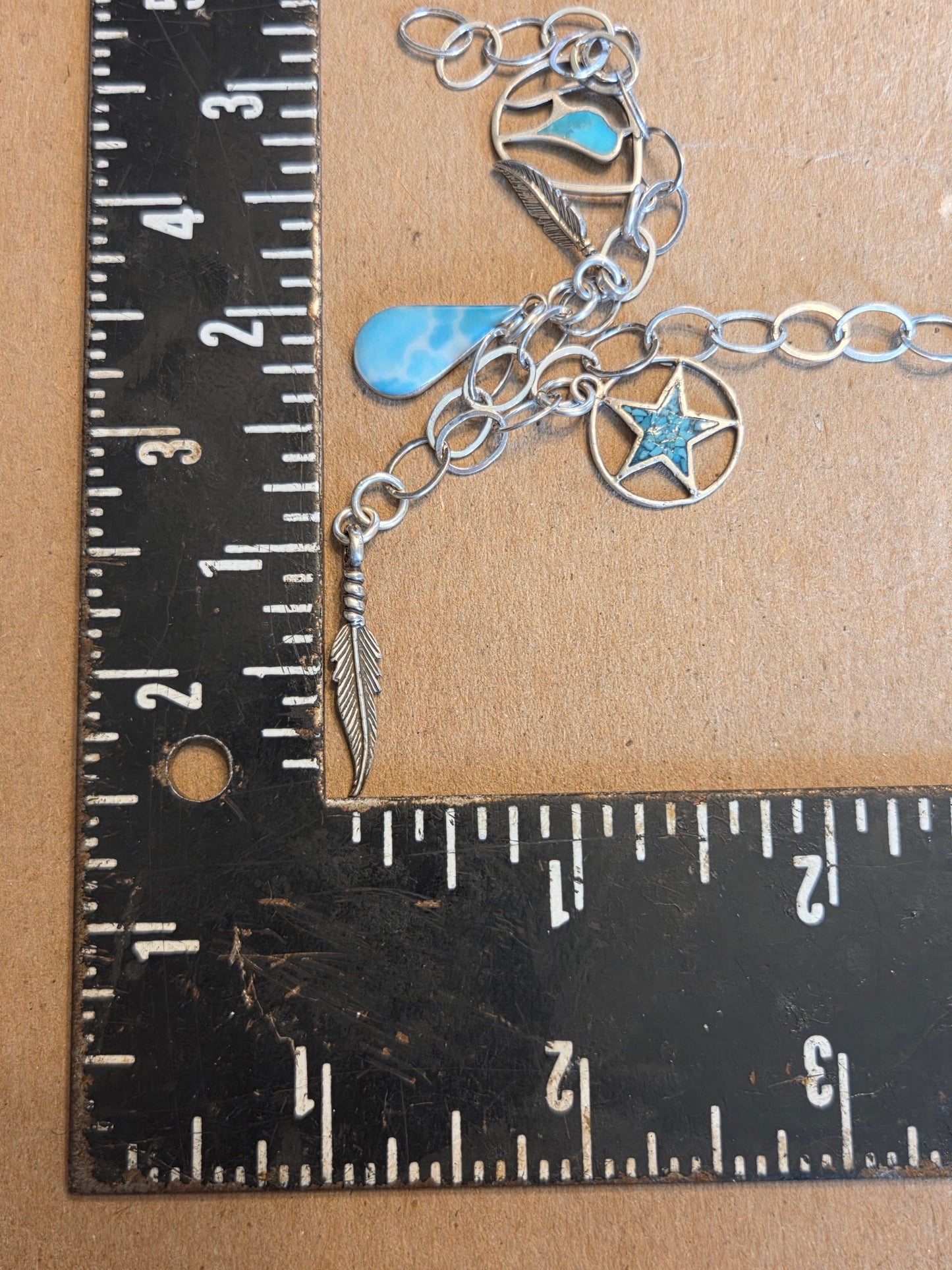 Larimar & Turquoise Chip Bracelet