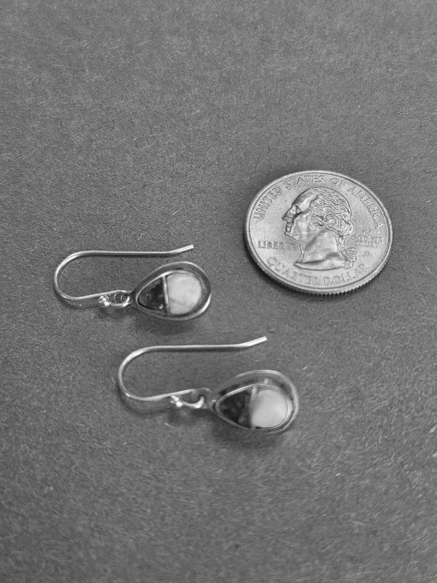 Amber Larimar Earrings #2