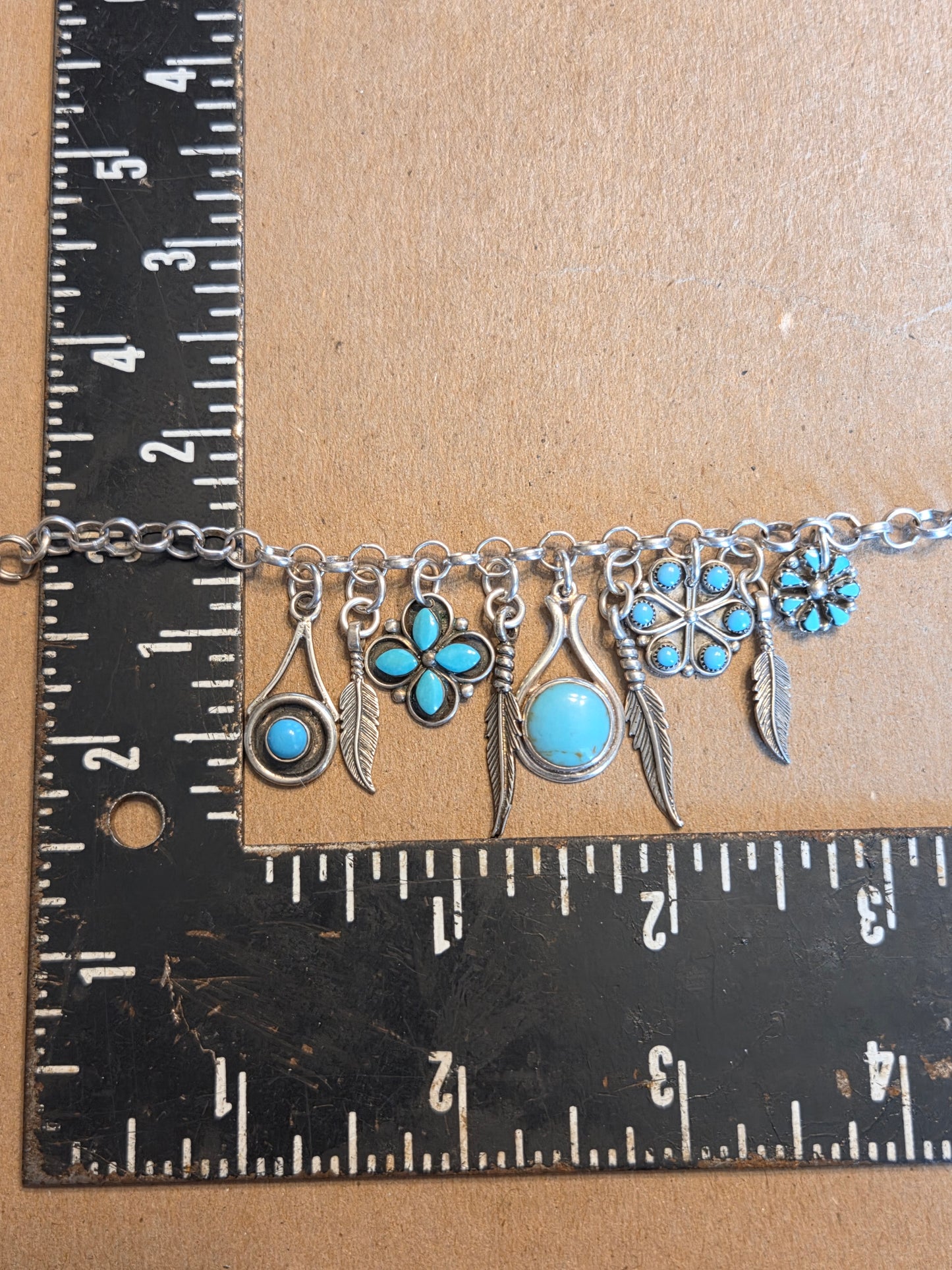 Impossible Turquoise Charm Bracelet